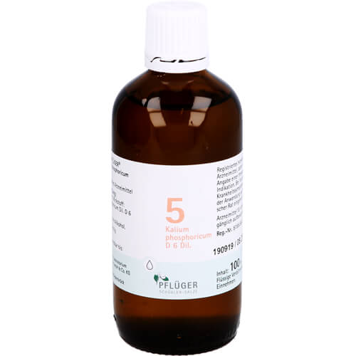 BIOCHEMIE Pflüger 5 Kalium phosphoricum D 6 Tropf.