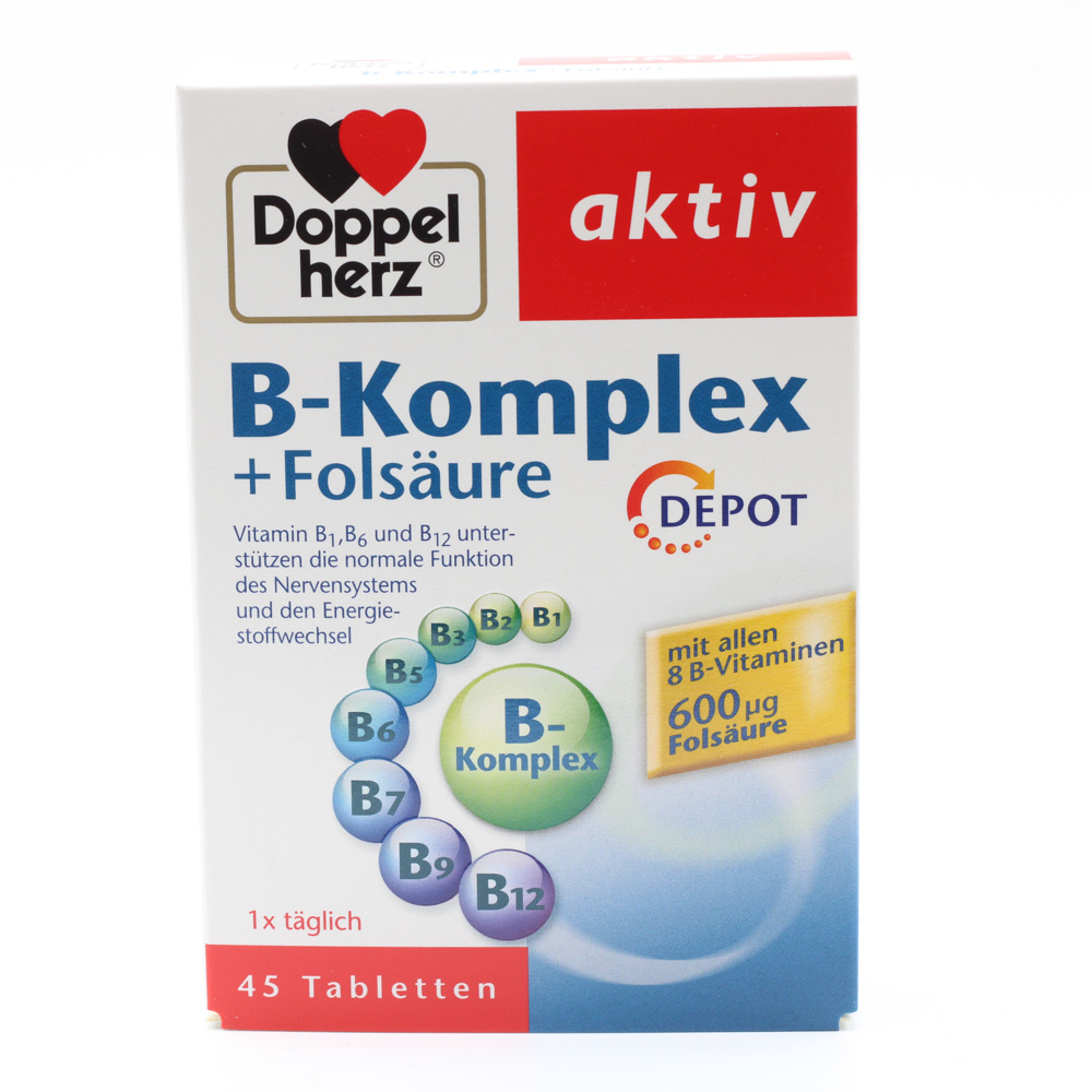 DOPPELHERZ B-Komplex+Folsäure Tabletten