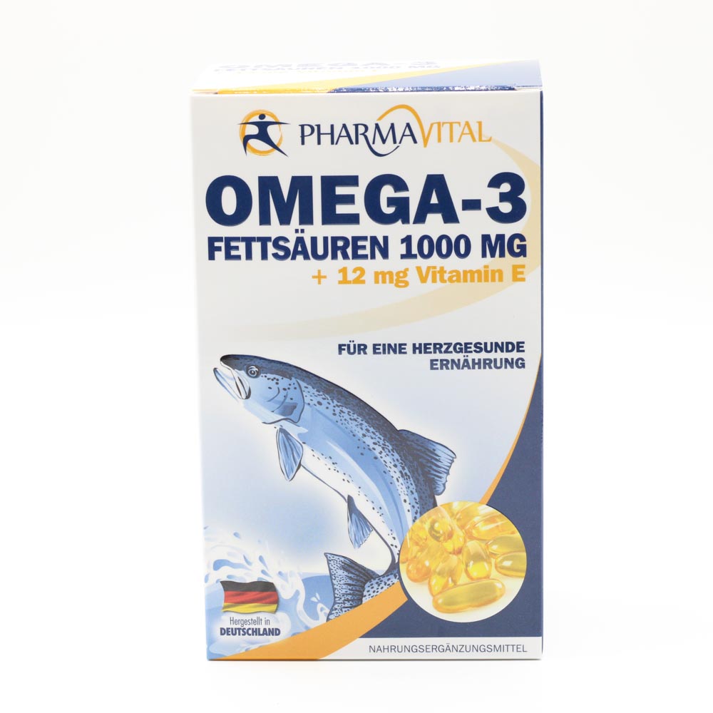 OMEGA-3 FETTSÄUREN 1000 mg+12 mg Vit.E Kapseln