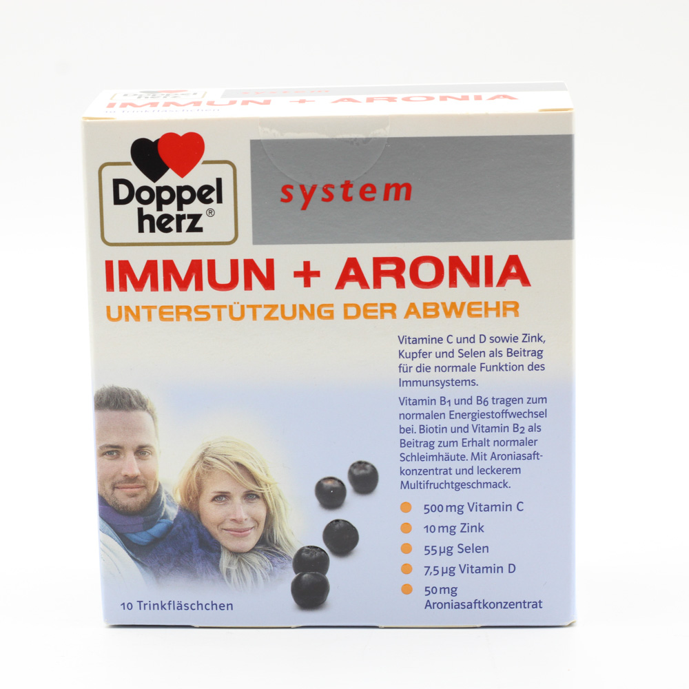 DOPPELHERZ Immun+Aronia system Ampullen