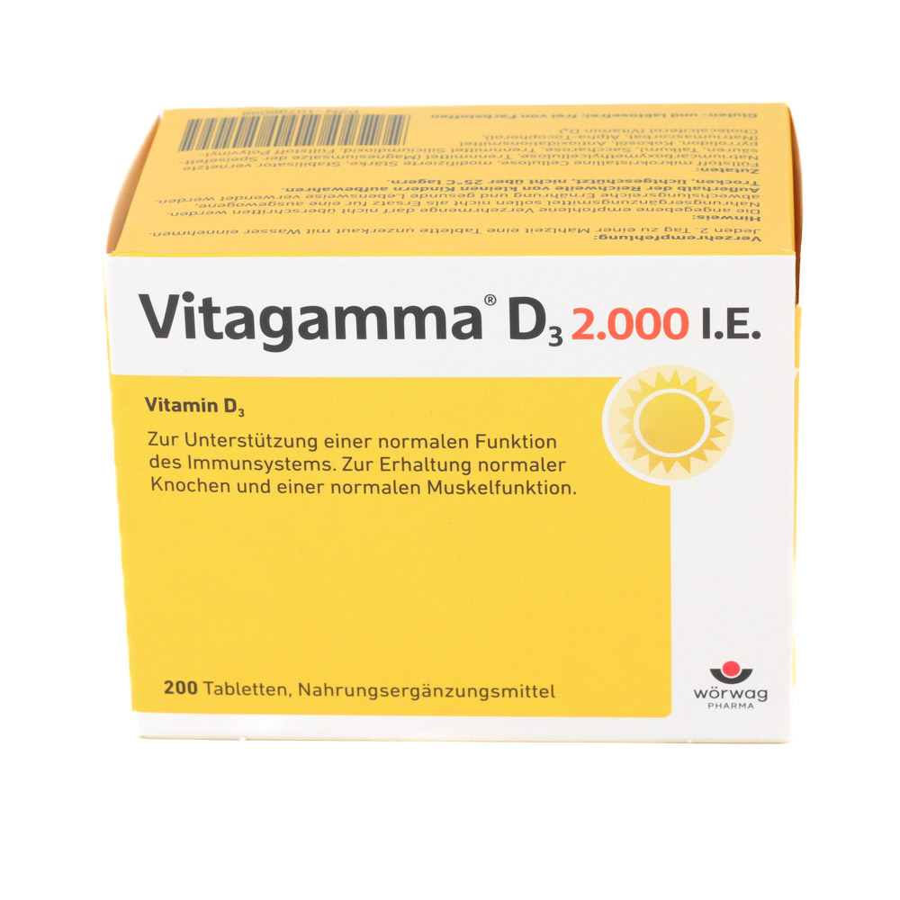 VITAGAMMA D3 2.000 I.E. Vitamin D3 NEM Tabletten