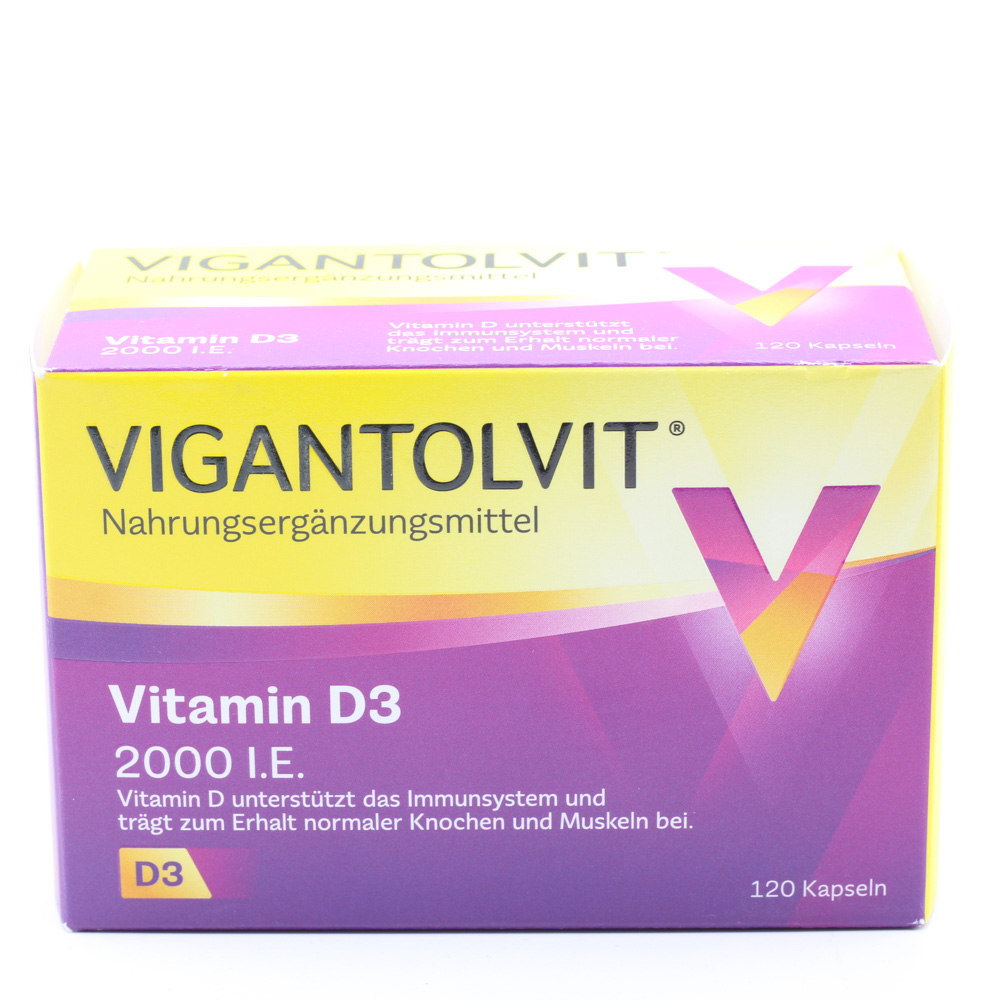 Vitamin D3 VIGANTOLVIT 2000 I.E. Vitamin D3 Weichkapseln