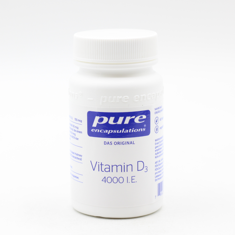 PURE ENCAPSULATIONS Vitamin D3 4000 I.E. Kapseln
