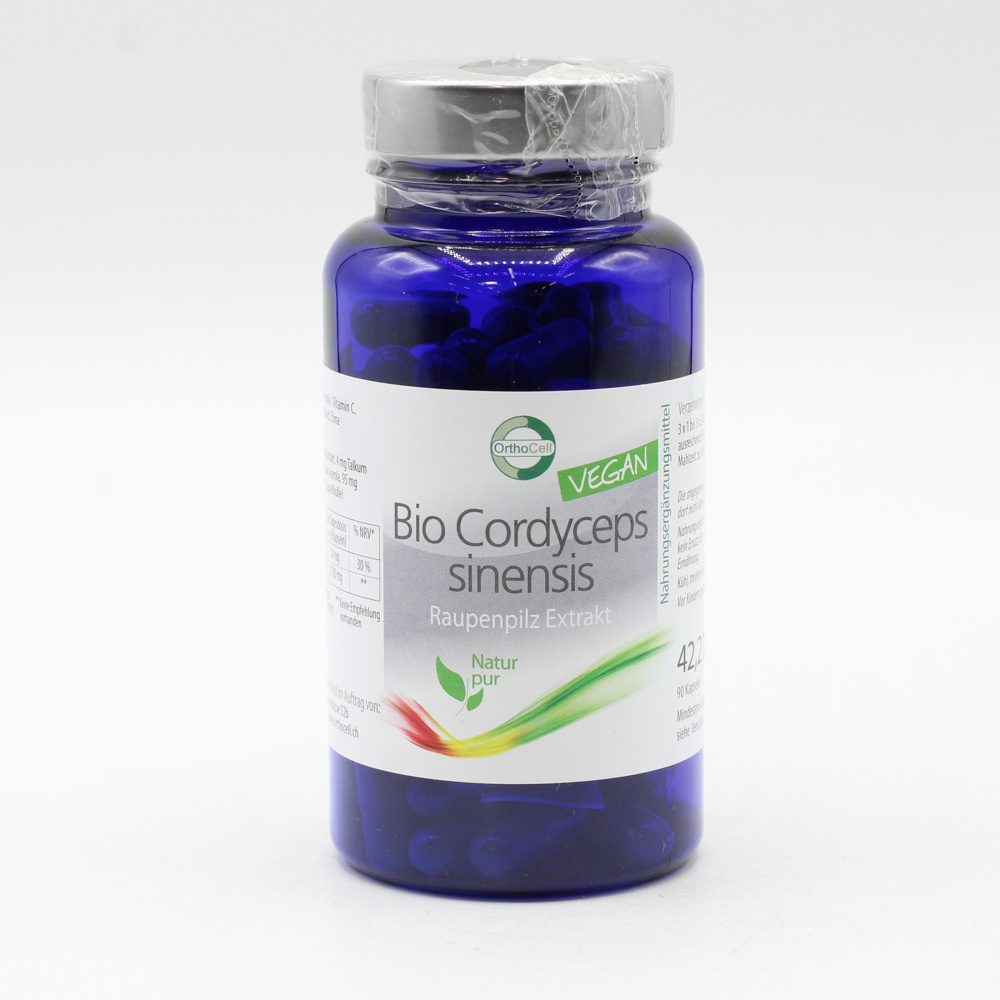 BIO CORDYCEPS sinensis Raupenpilz Extrakt Kapseln