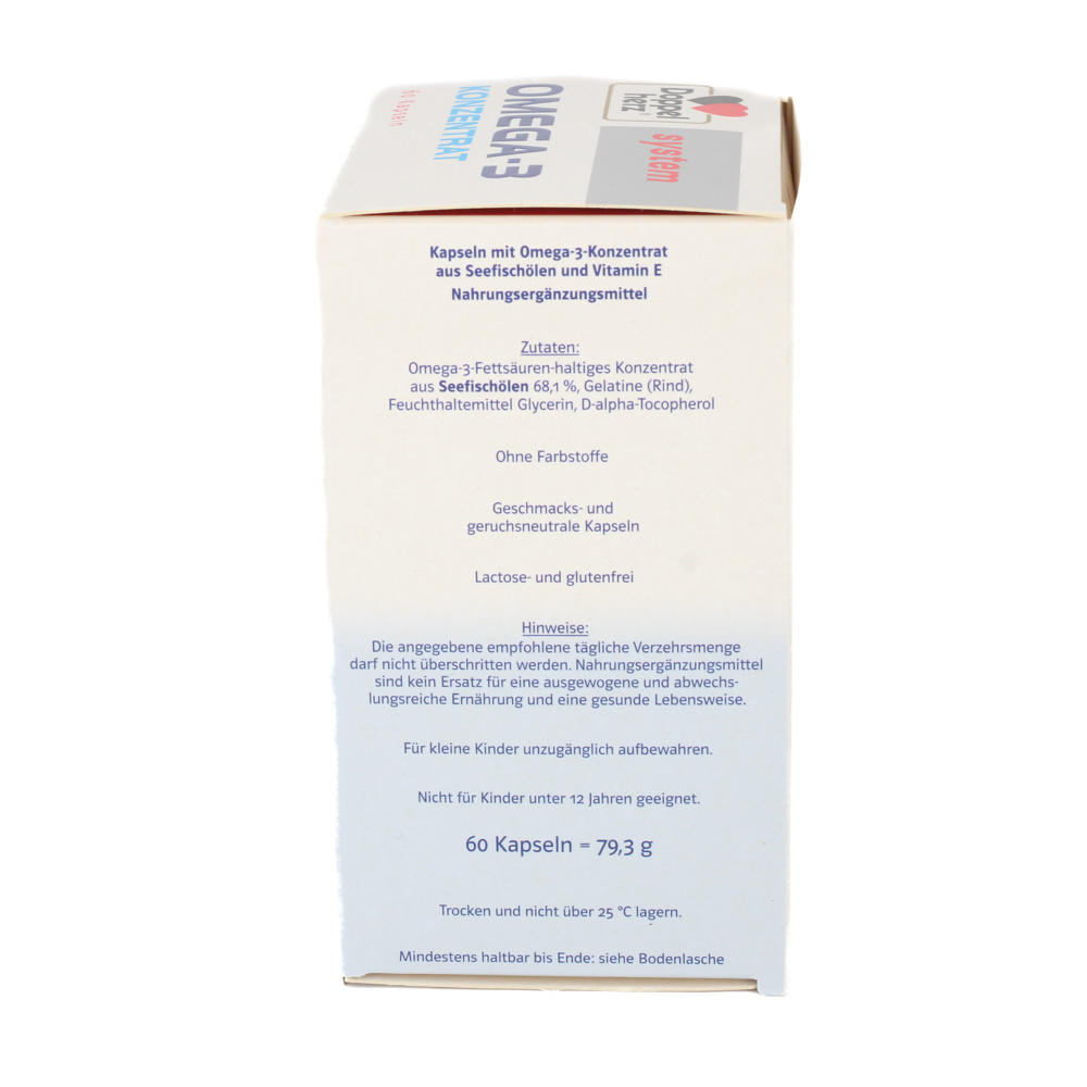 DOPPELHERZ Omega-3 Konzentrat system Kapseln