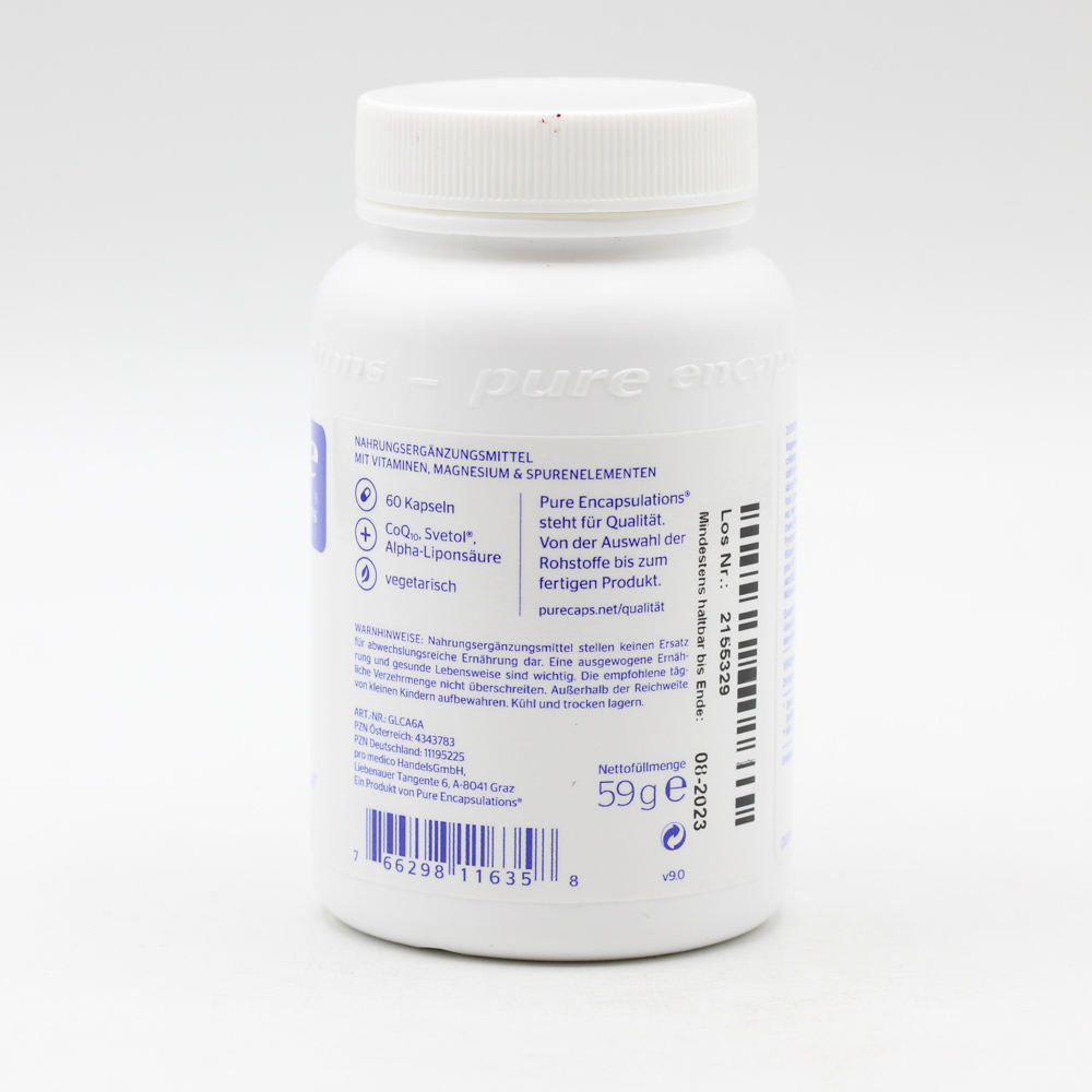 PURE ENCAPSULATIONS Gluco aktiv Kapseln