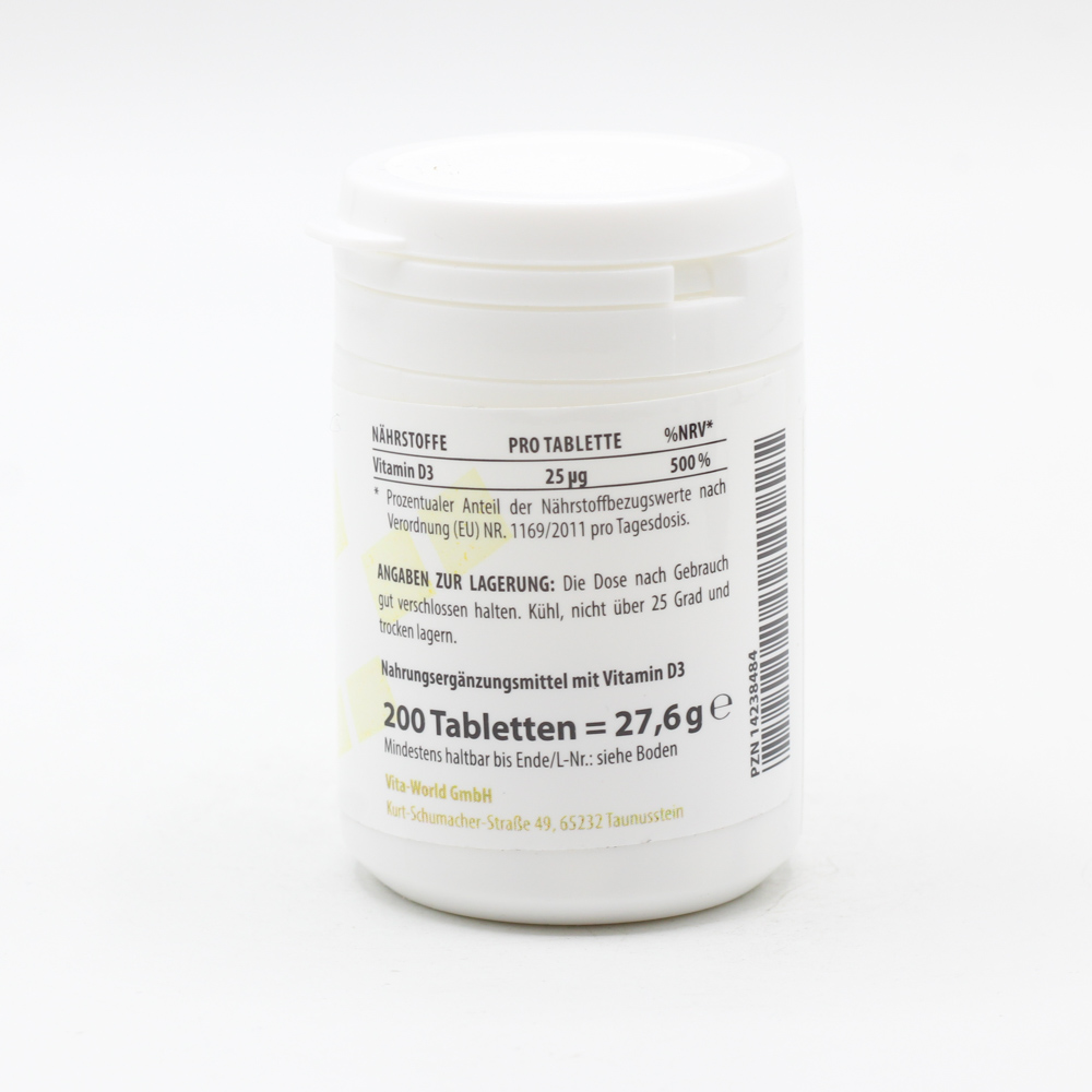 VITAMIN D3 1000 I.E. pro Tag Tabletten