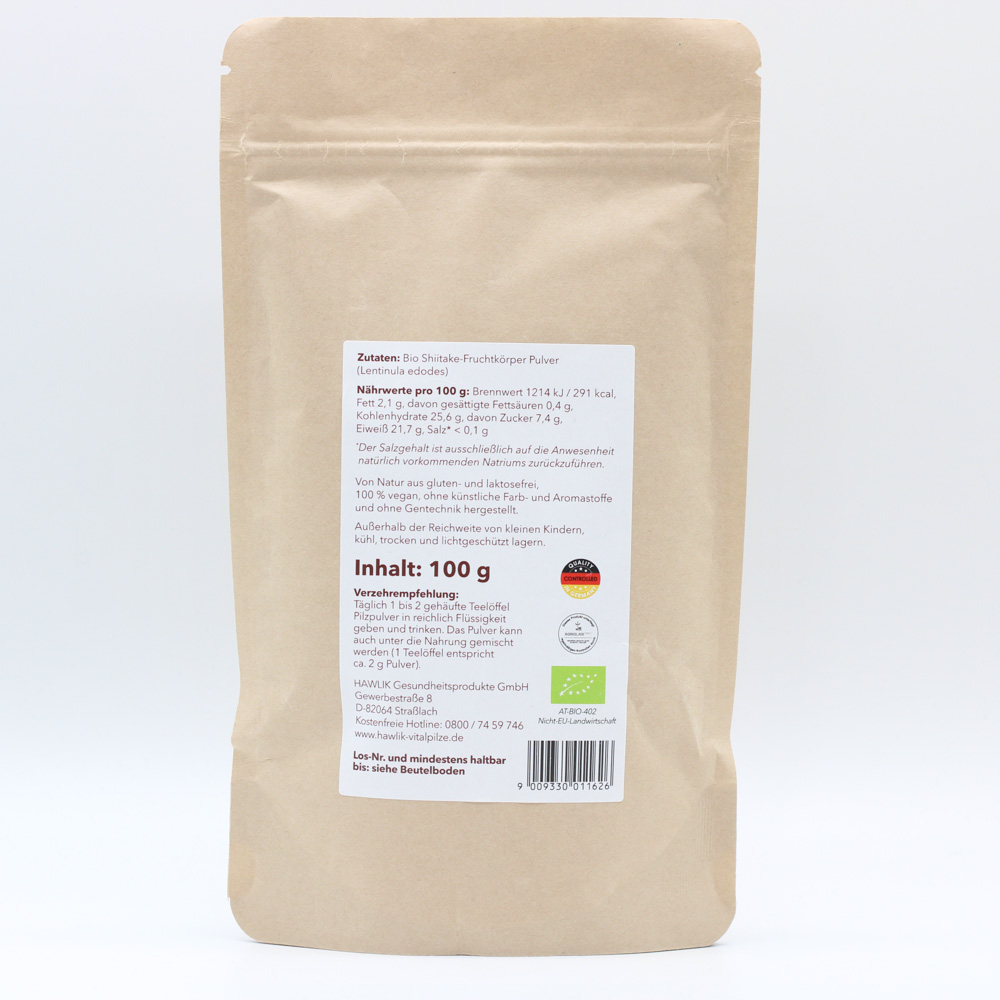 BIO SHIITAKE Pulver