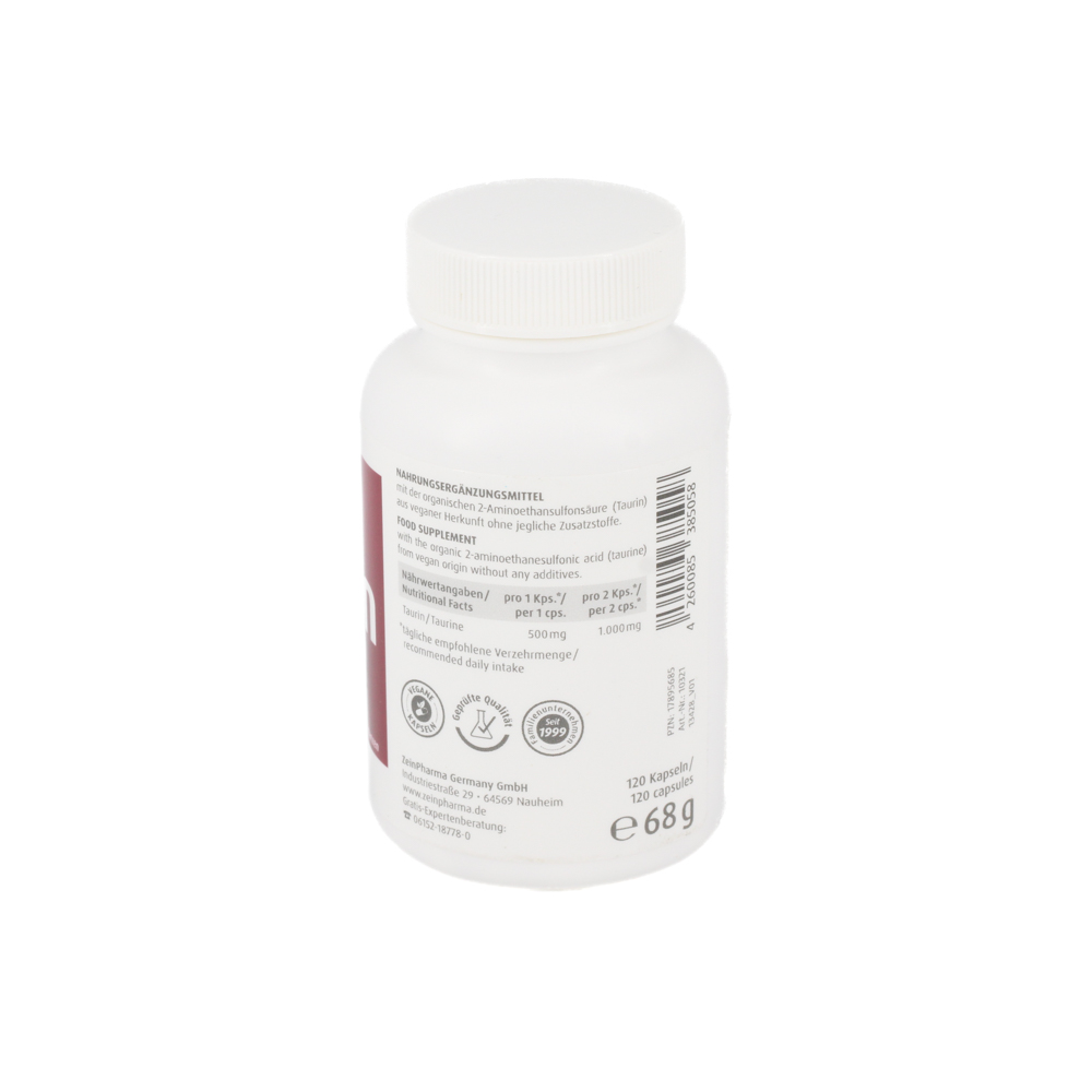 TAURIN 500 mg Kapseln