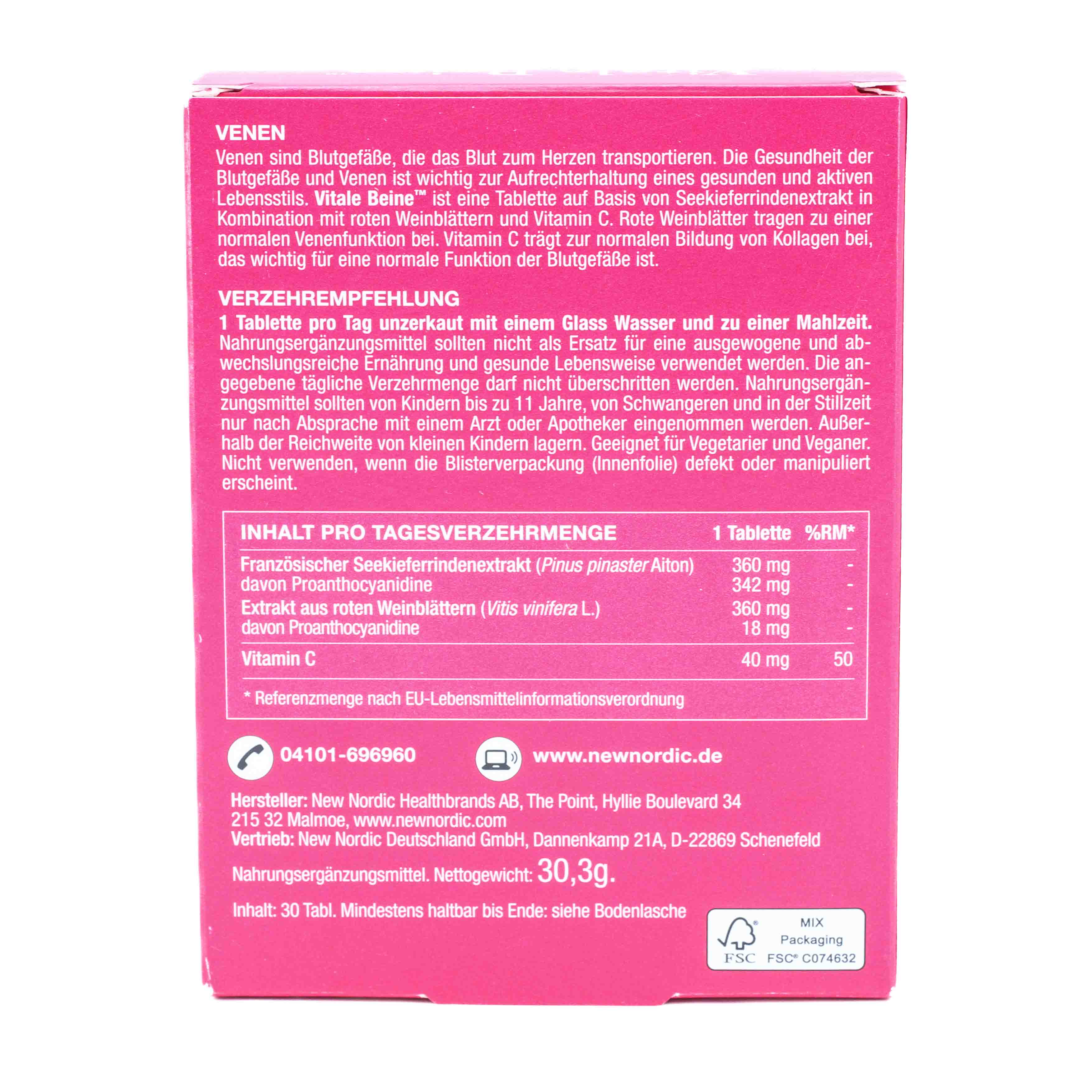 VITALE BEINE Tabletten