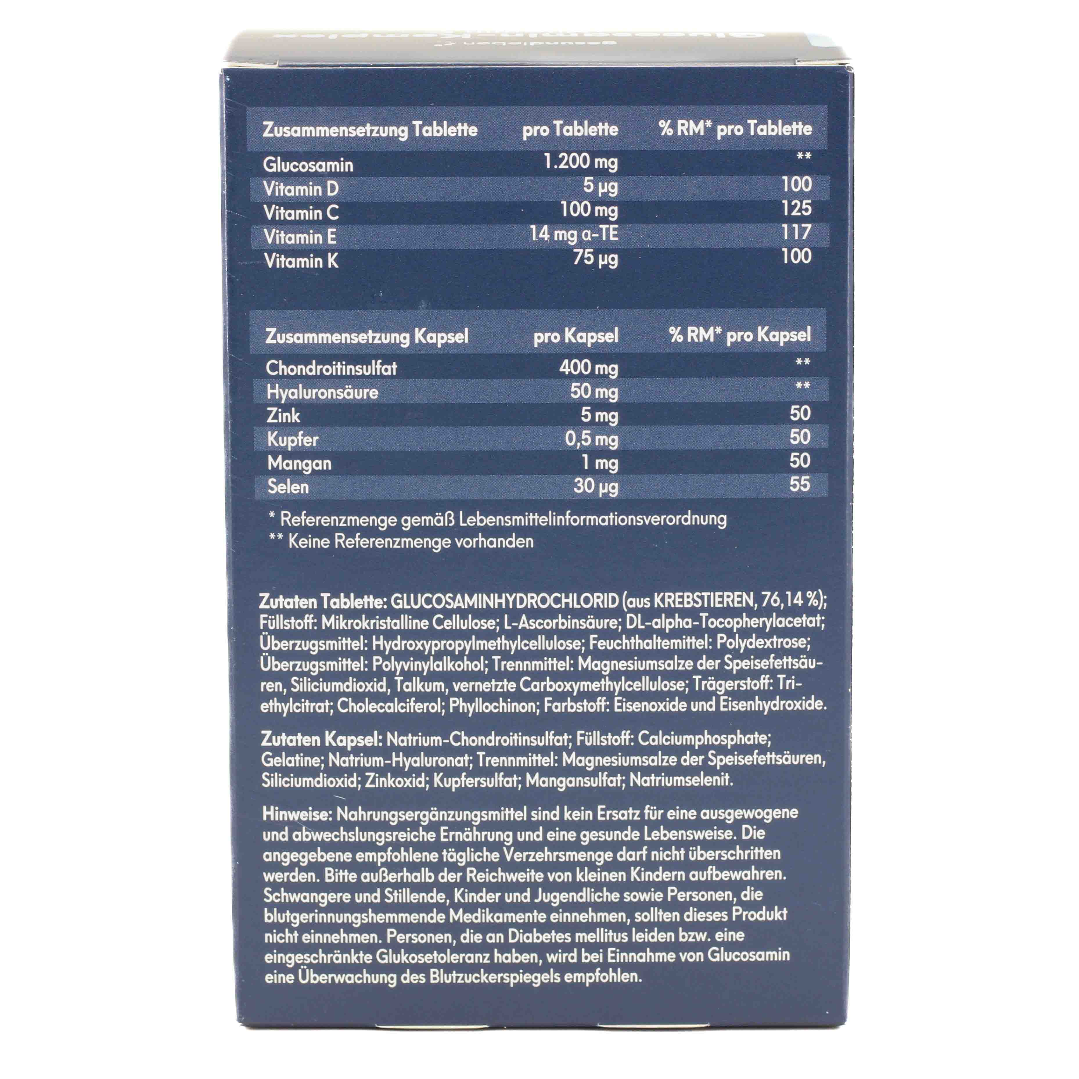 GESUND LEBEN Glucosamin-Komplex+Vit.C Tab.+Kaps.