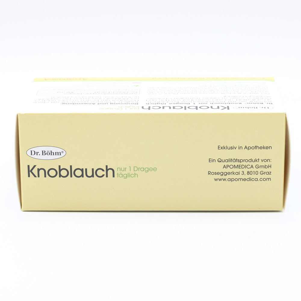 KNOBLAUCH NUR 1 Dragee täglich Dr.Böhm