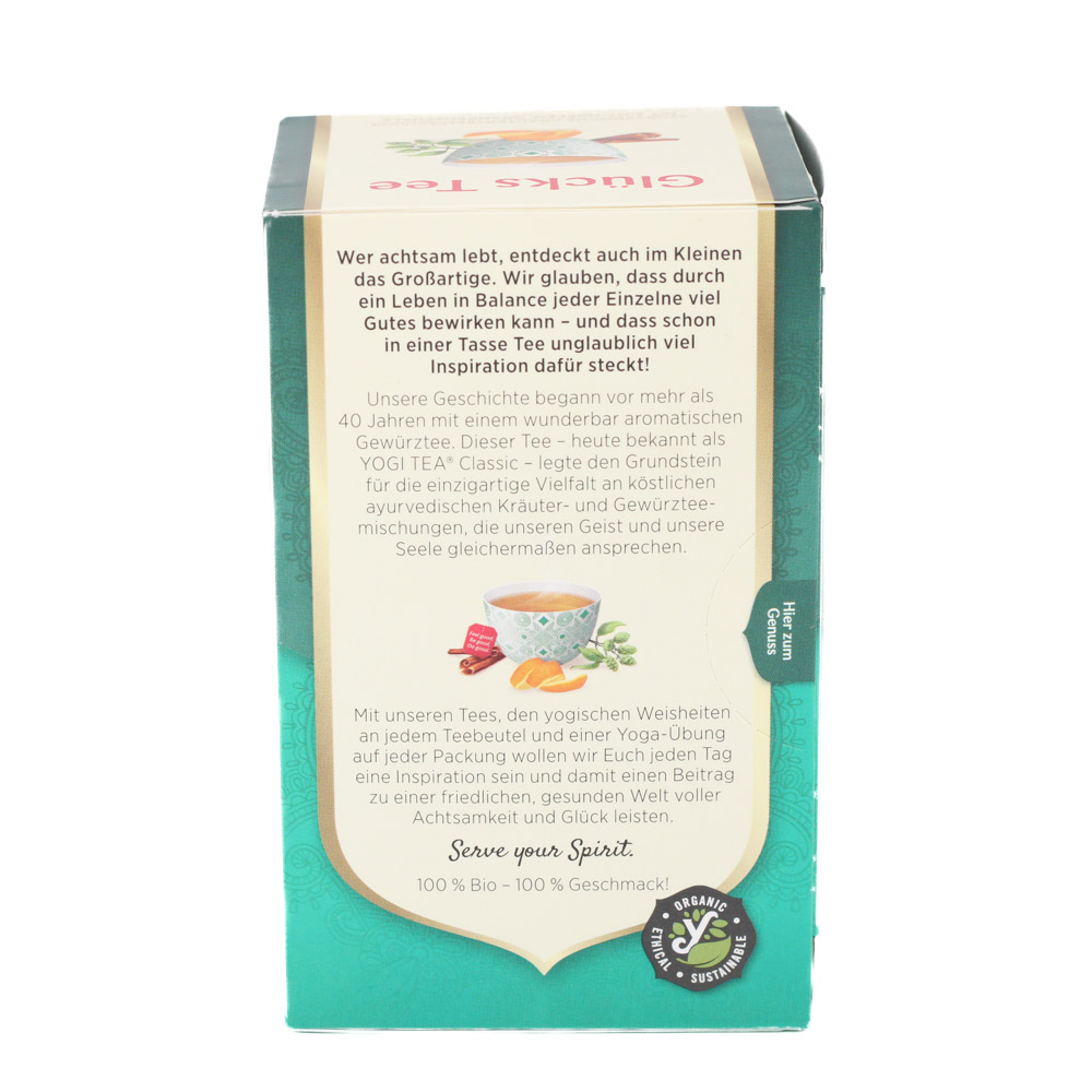 YOGI TEA Glückstee Bio Filterbeutel