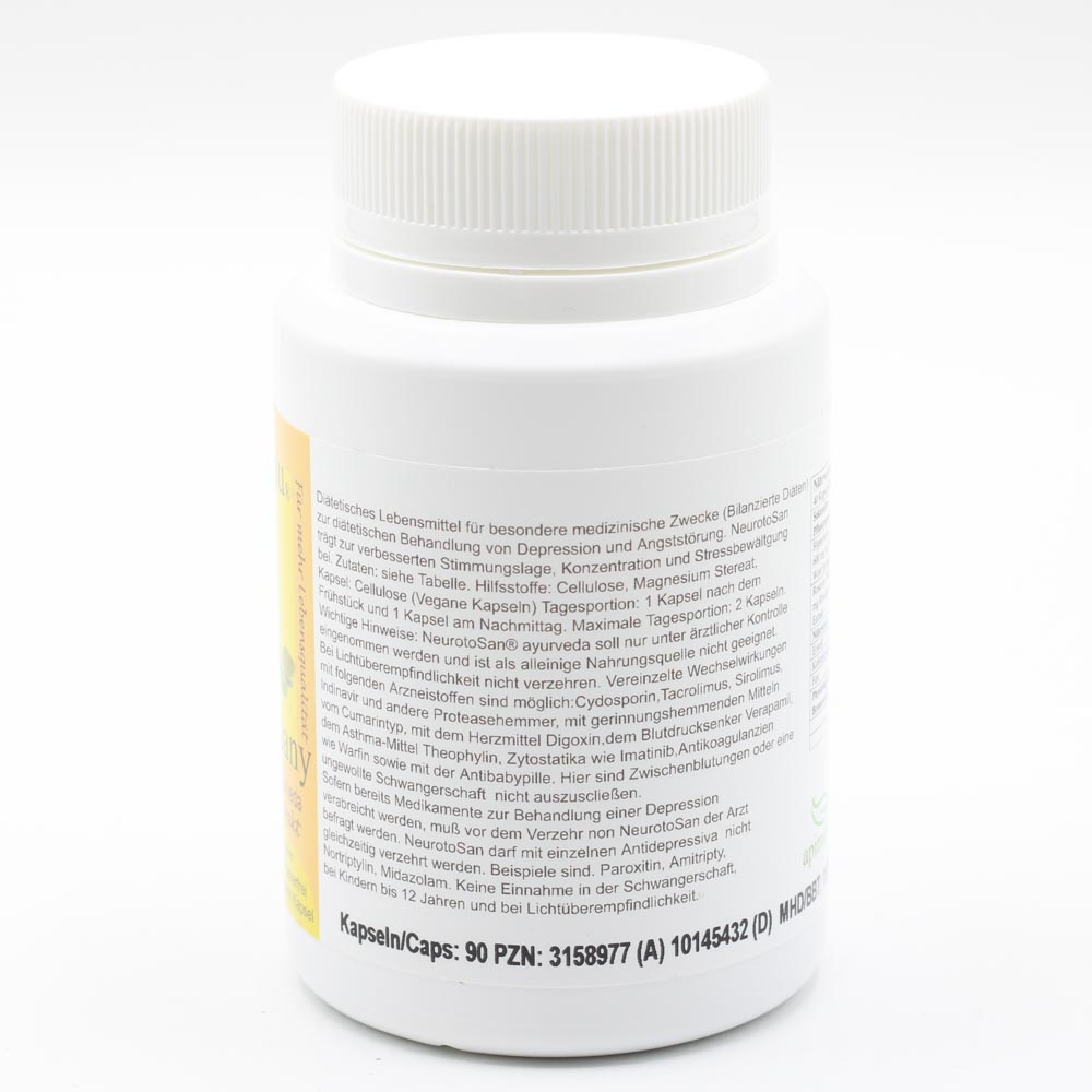 APIMANU neurotoSan Ayurveda Kapseln