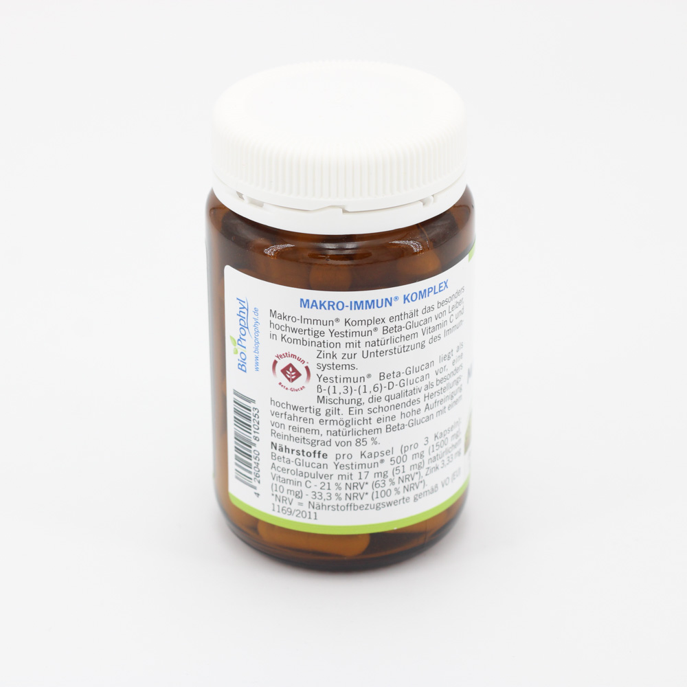 MAKRO-IMMUN Komplex 500 mg reines Beta-Glucan Kps.