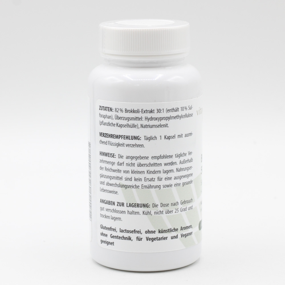 BROKKOLI 500/50 mg Sulforaphan+Selen Kapseln