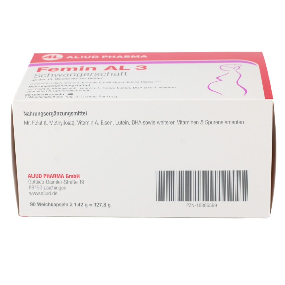 FEMIN AL 3 Schwangerschaft Weichkapseln
