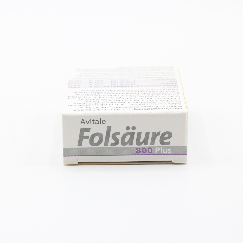 FOLSÄURE 800 Plus B12+Jod Tabletten