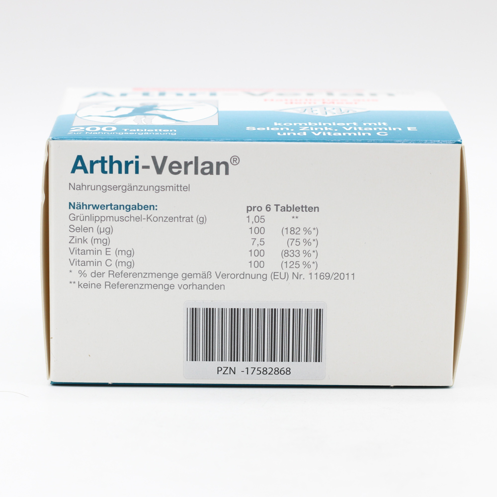 ARTHRI-VERLAN zur Nahrungsergänzung Tabletten