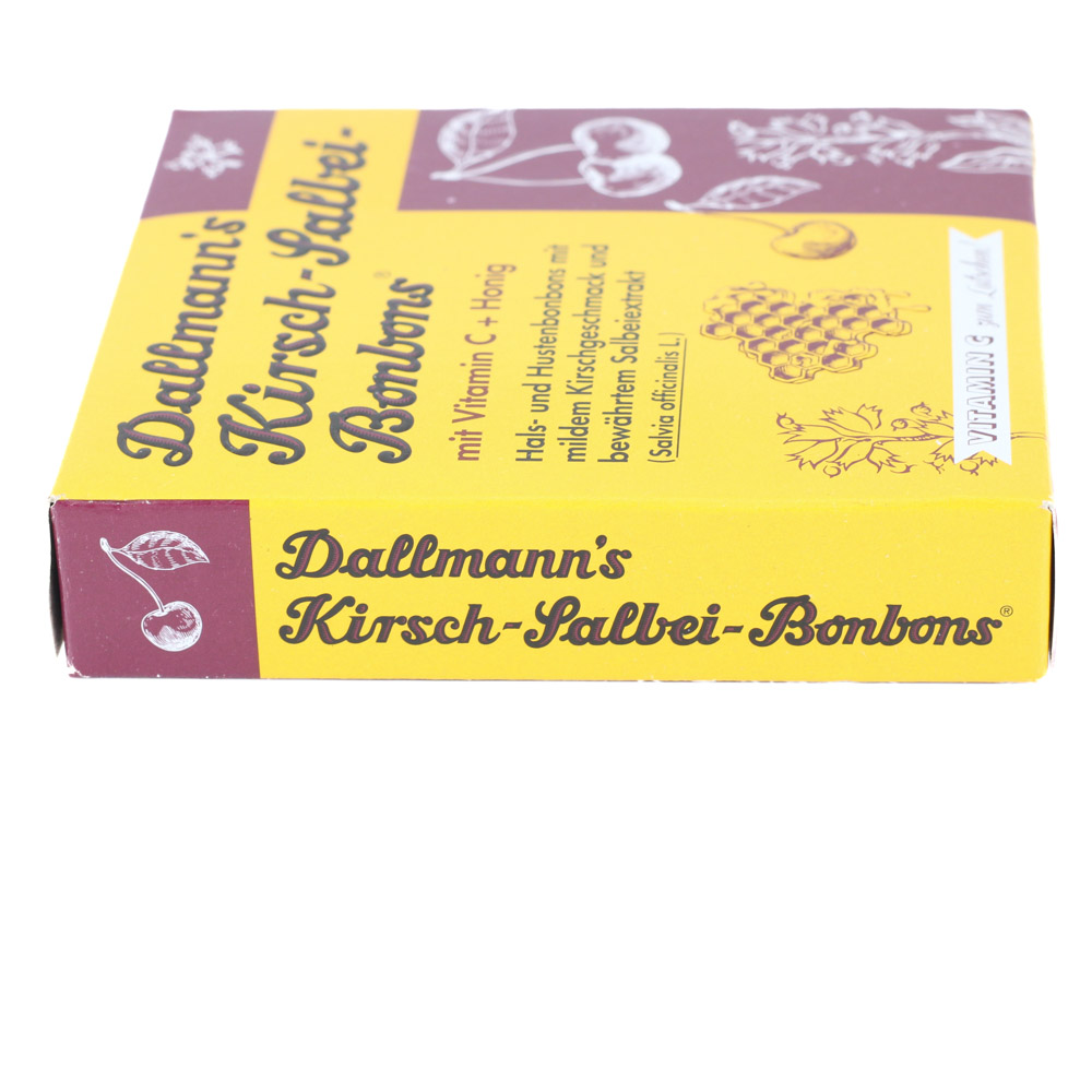 DALLMANNS Kirsch Salbei Bonbons m.Vitamin C+Honig