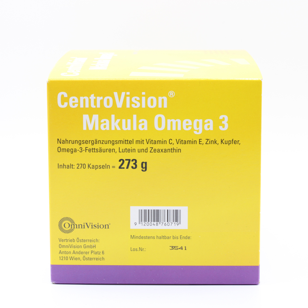 CENTROVISION Makula Omega-3 Kapseln
