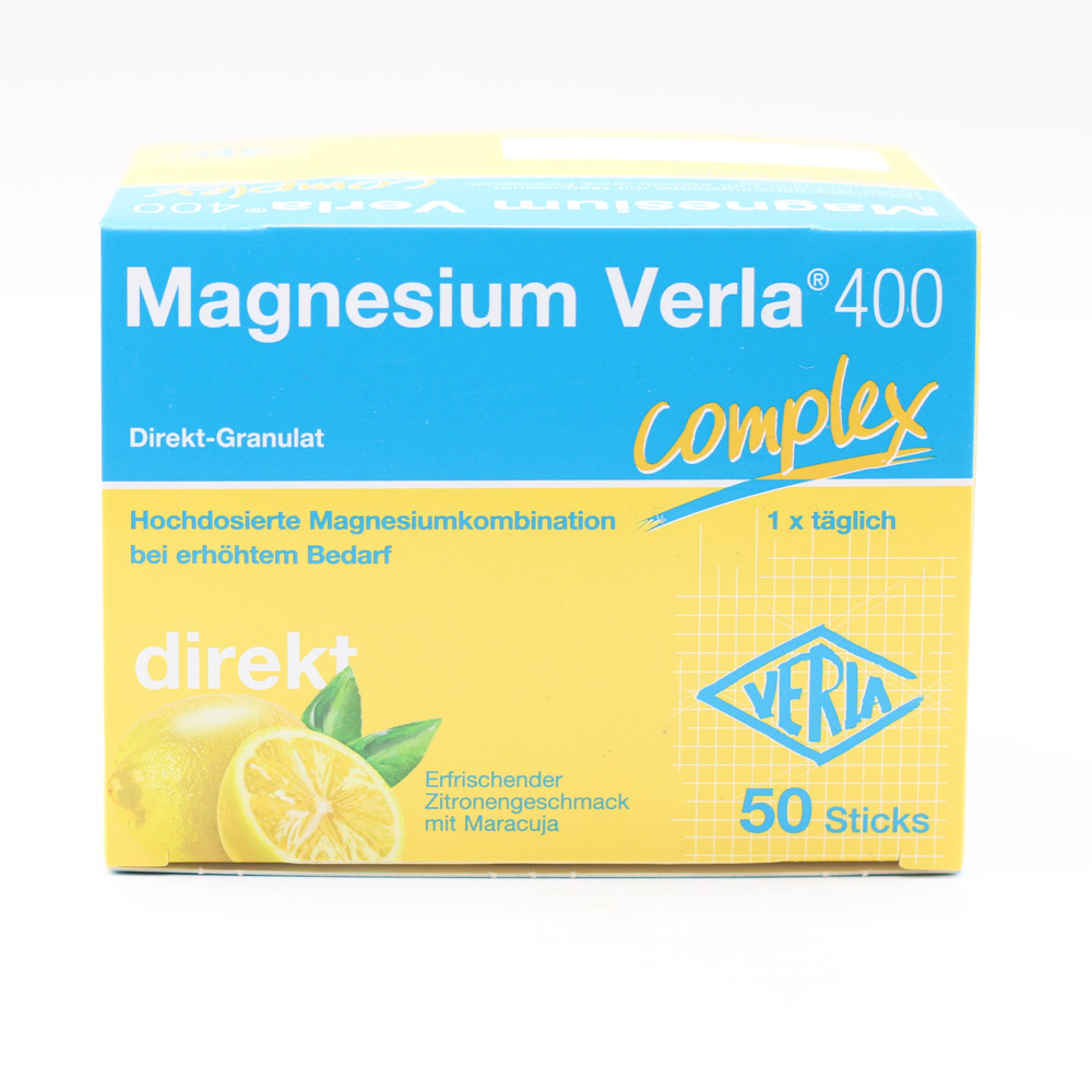 MAGNESIUM VERLA 400 Zitrone Direkt-Granulat