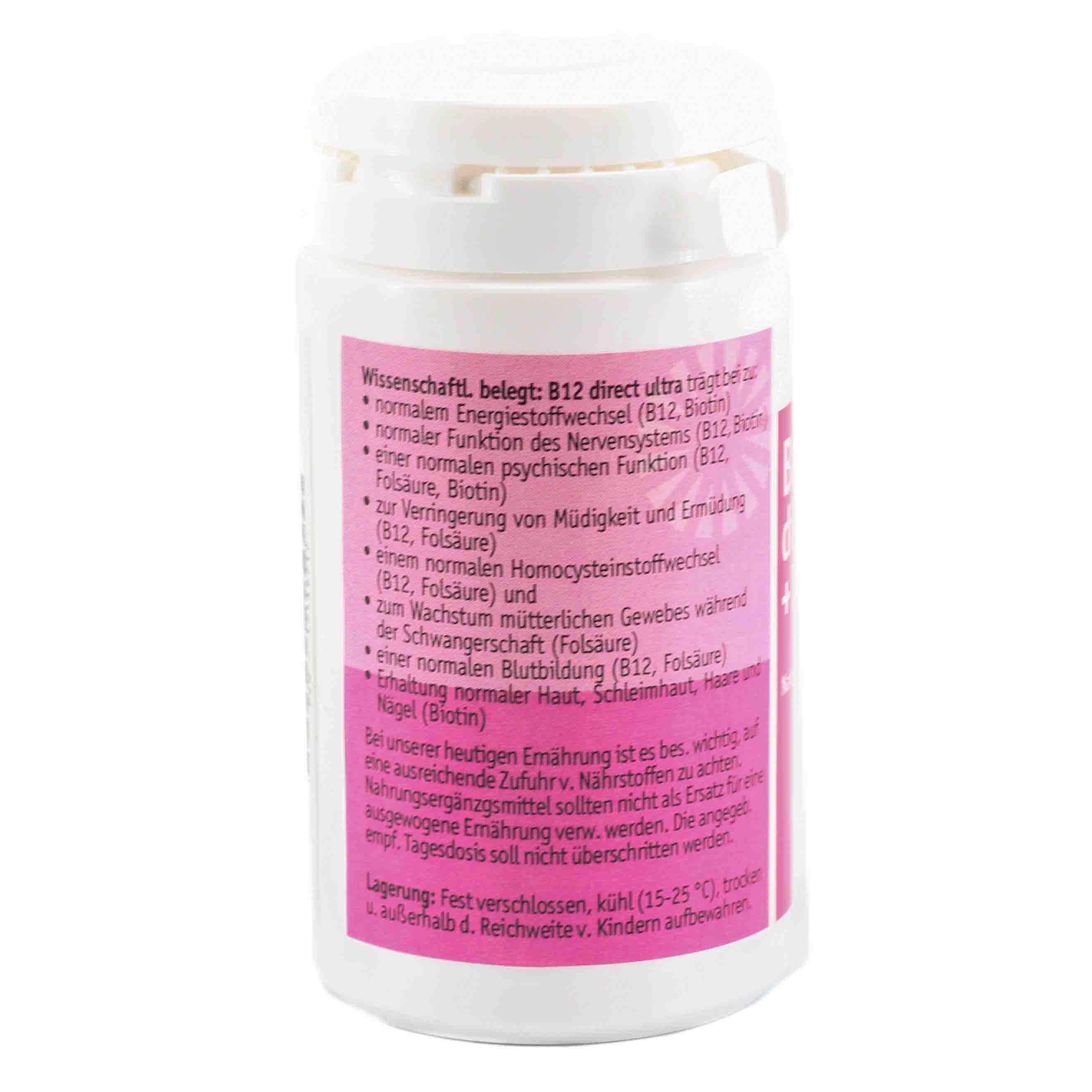 B12 DIRECT ultra+Biotin Lutschtabletten