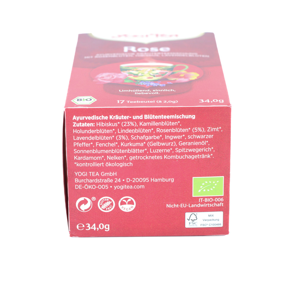 YOGI TEA Rose Bio Filterbeutel