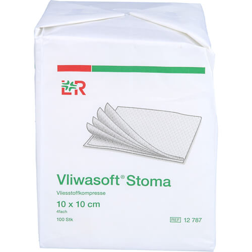 VLIWASOFT Stoma Kompressen 10x10 cm 4fach