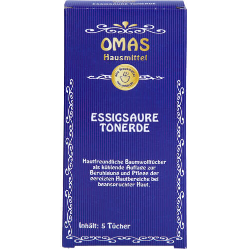 ESSIGSAURE TONERDE Baumwollkompressen