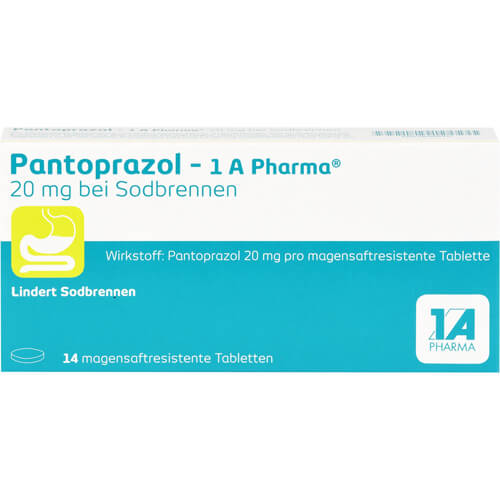 PANTOPRAZOL-1A Pharma 20mg bei Sodbrennen msr.Tab.