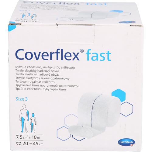 COVERFLEX fast Schlauchverb.Gr.3 7,5 cmx10 m weiß