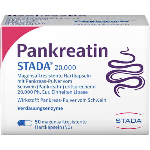 PANKREATIN STADA 20.000 magensaftres.Hartkapseln
