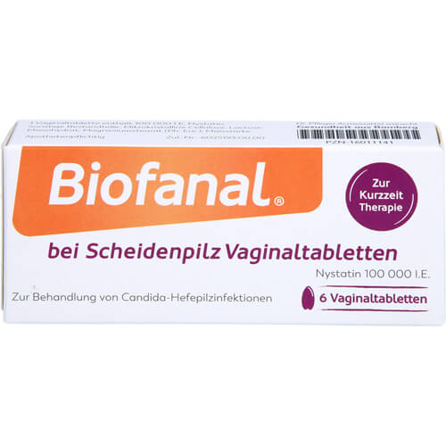 BIOFANAL bei Scheidenpilz 100 000 I.E. Vaginaltab.