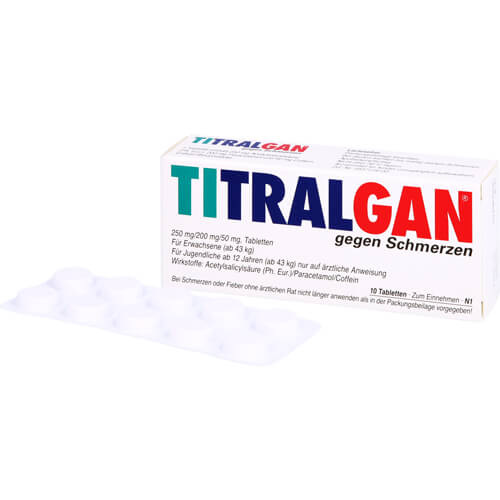 TITRALGAN Tabletten gegen Schmerzen