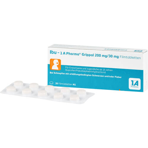 IBU-1A Pharma Grippal 200 mg/30 mg Filmtabletten
