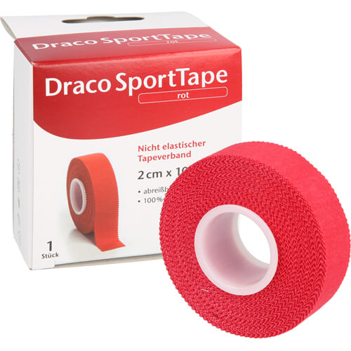 DRACO TAPEVERBAND 2 cmx10 m rot