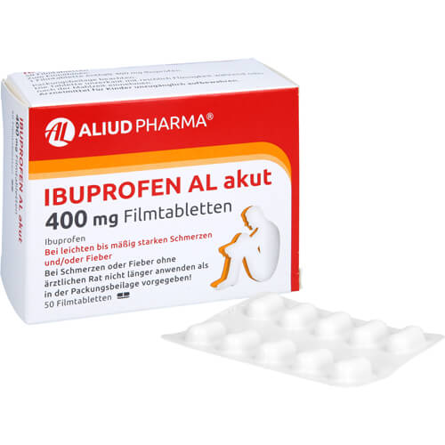Ibuprofen AL akut 400 mg Filmtabletten bei akuten Schmerzen