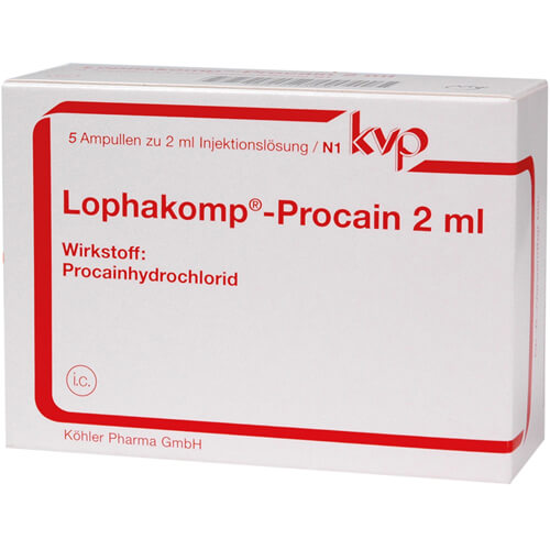 LOPHAKOMP Procain 2 ml Injektionslösung