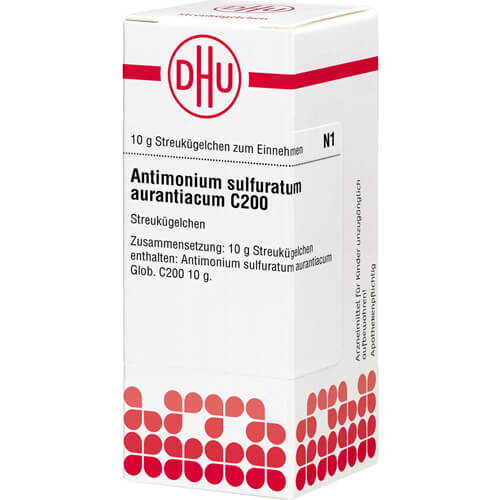 ANTIMONIUM SULFURATUM aurantiacum C 200 Globuli