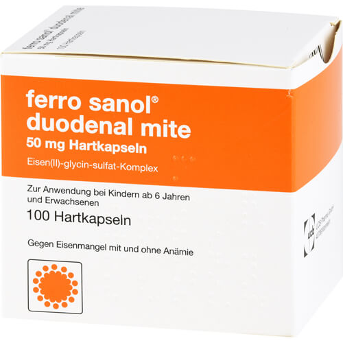 FERRO SANOL duodenal mite 50 mg magensaftr.Hartk.