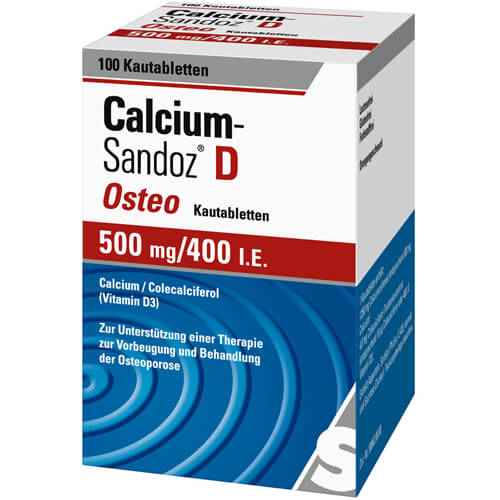 CALCIUM SANDOZ D Osteo 500 mg/400 I.E. Kautabl.
