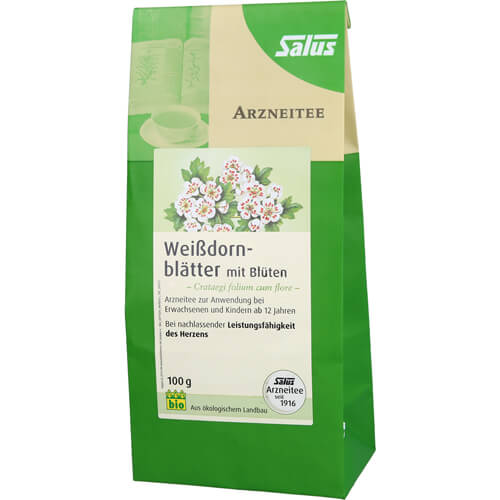 WEISSDORNBLÄTTER m.Blüten Arzneitee Bio Salus