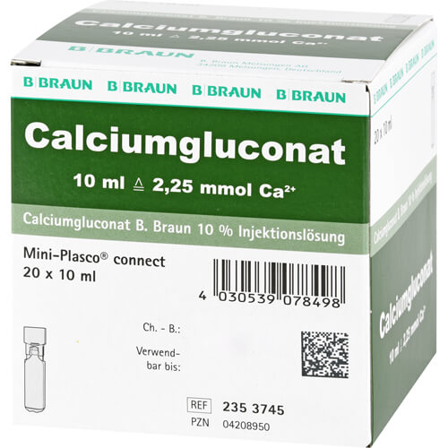 CALCIUMGLUCONAT 10% MPC Injektionslösung