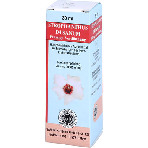 STROPHANTHUS D 4 Sanum flüssige Verdünnung Tropfen