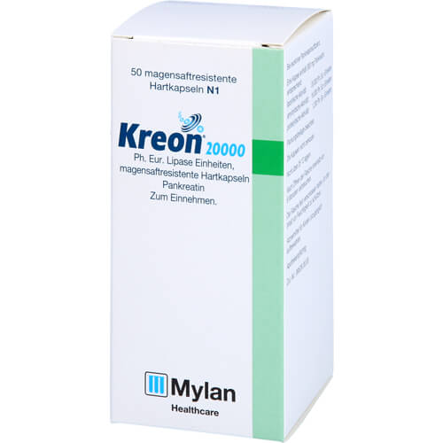 KREON 20.000 Ph.Eur.Lipase Einheiten msr.Hartkaps.