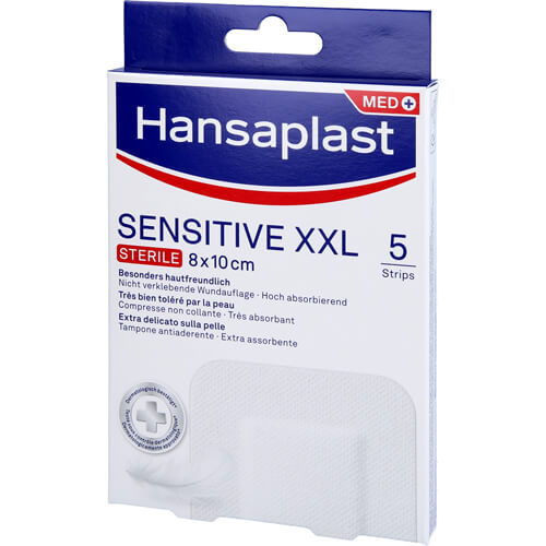 HANSAPLAST Sensitive Wundverband steril 8x10 cm