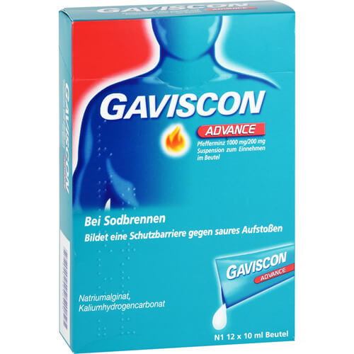GAVISCON Advance Pfefferminz 1000mg/200mg SUS Btl.