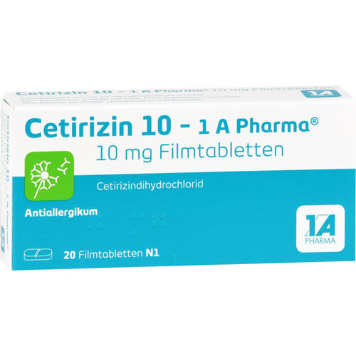 CETIRIZIN 10-1A Pharma Filmtabletten