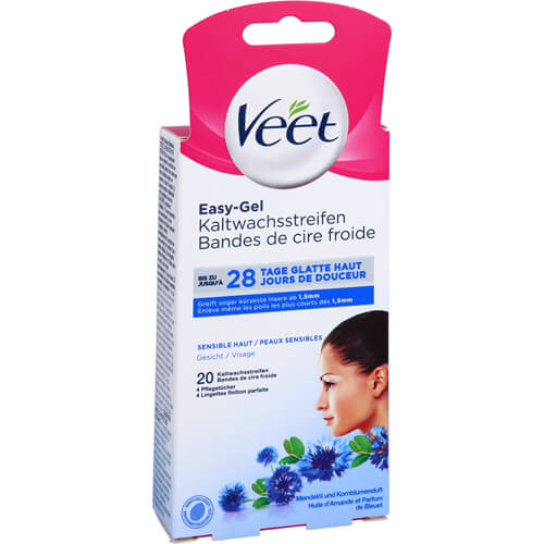 VEET Kaltwachs-Streifen Gesicht